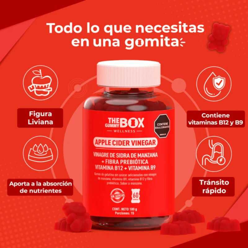 Gomitas de Vinagre de Manzana - The Gummy Box®