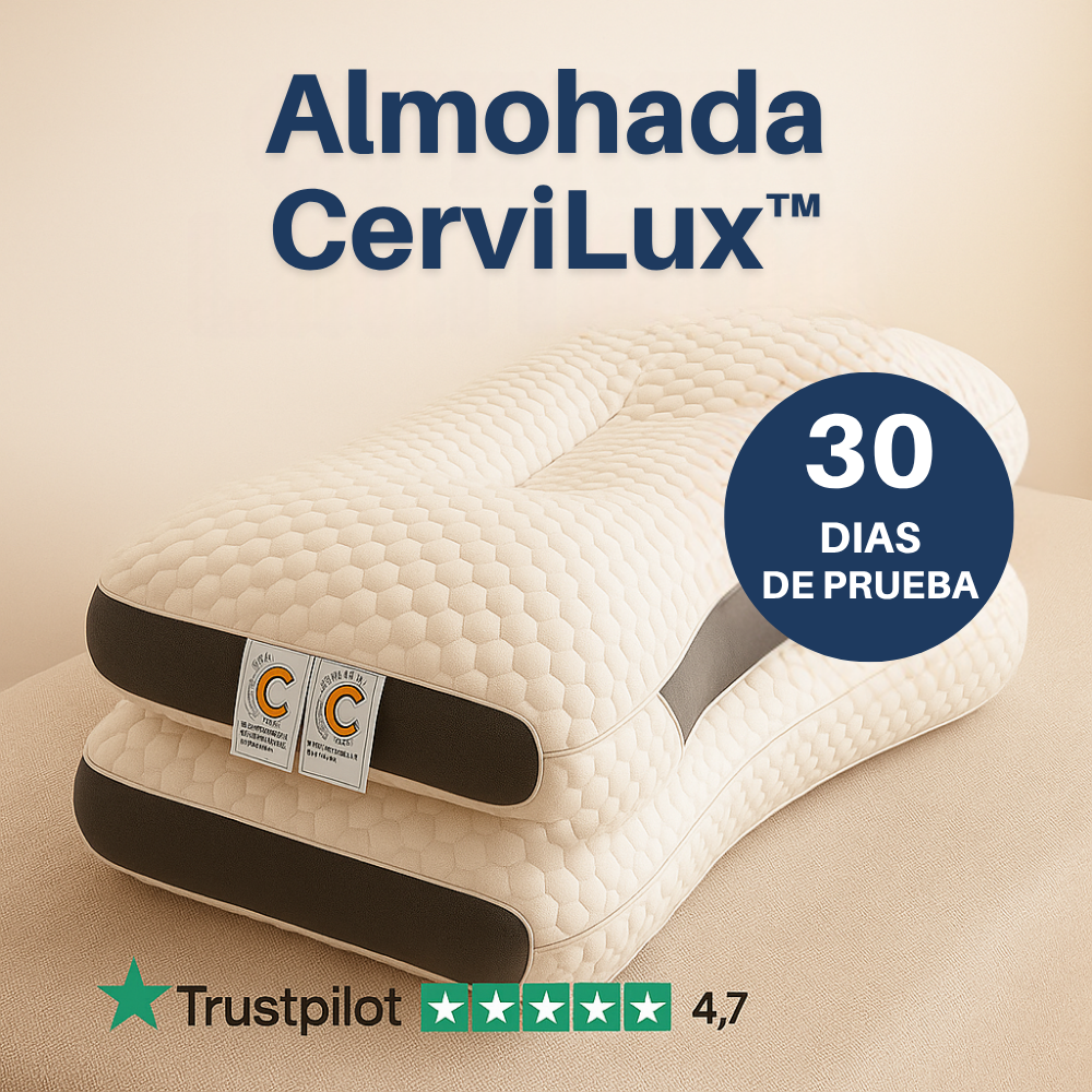 Almohada CerviLux™ - Redescubre el placer de despertar sin dolores