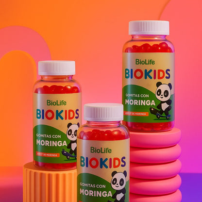 Biokids Moringa® |Defensas, energía y concentración para el crecimiento de tus hijos|