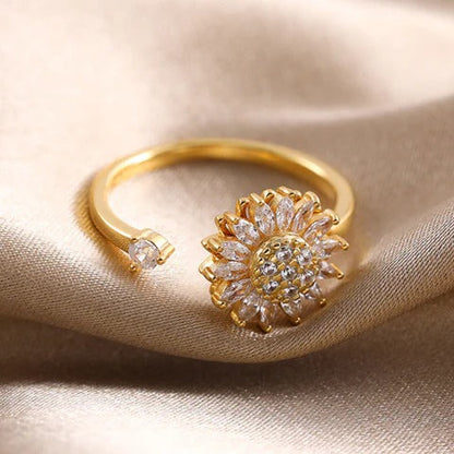 ANILLO GIRASOL ANTIESTRES  🌻✨