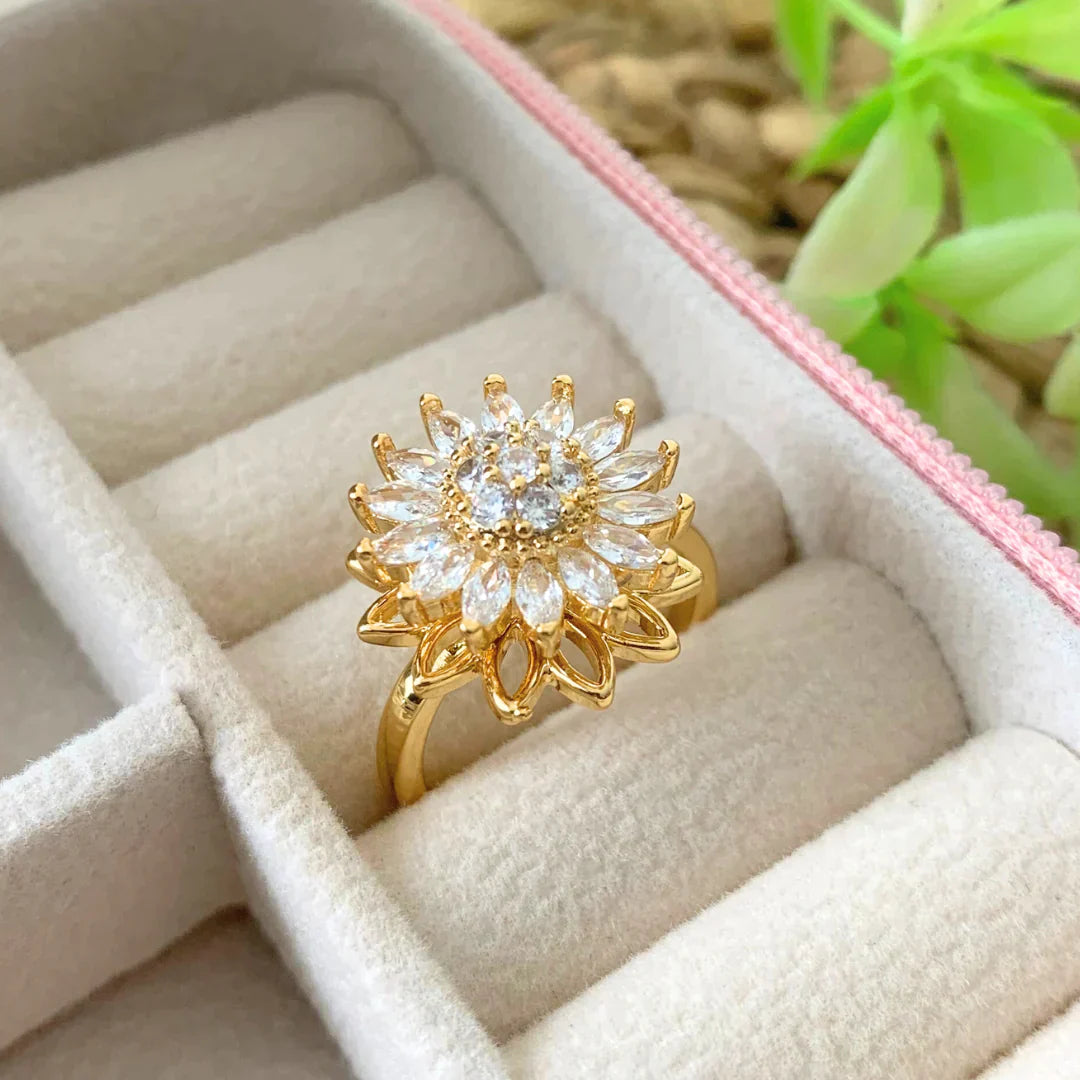 ANILLO GIRASOL ANTIESTRES 🌻✨