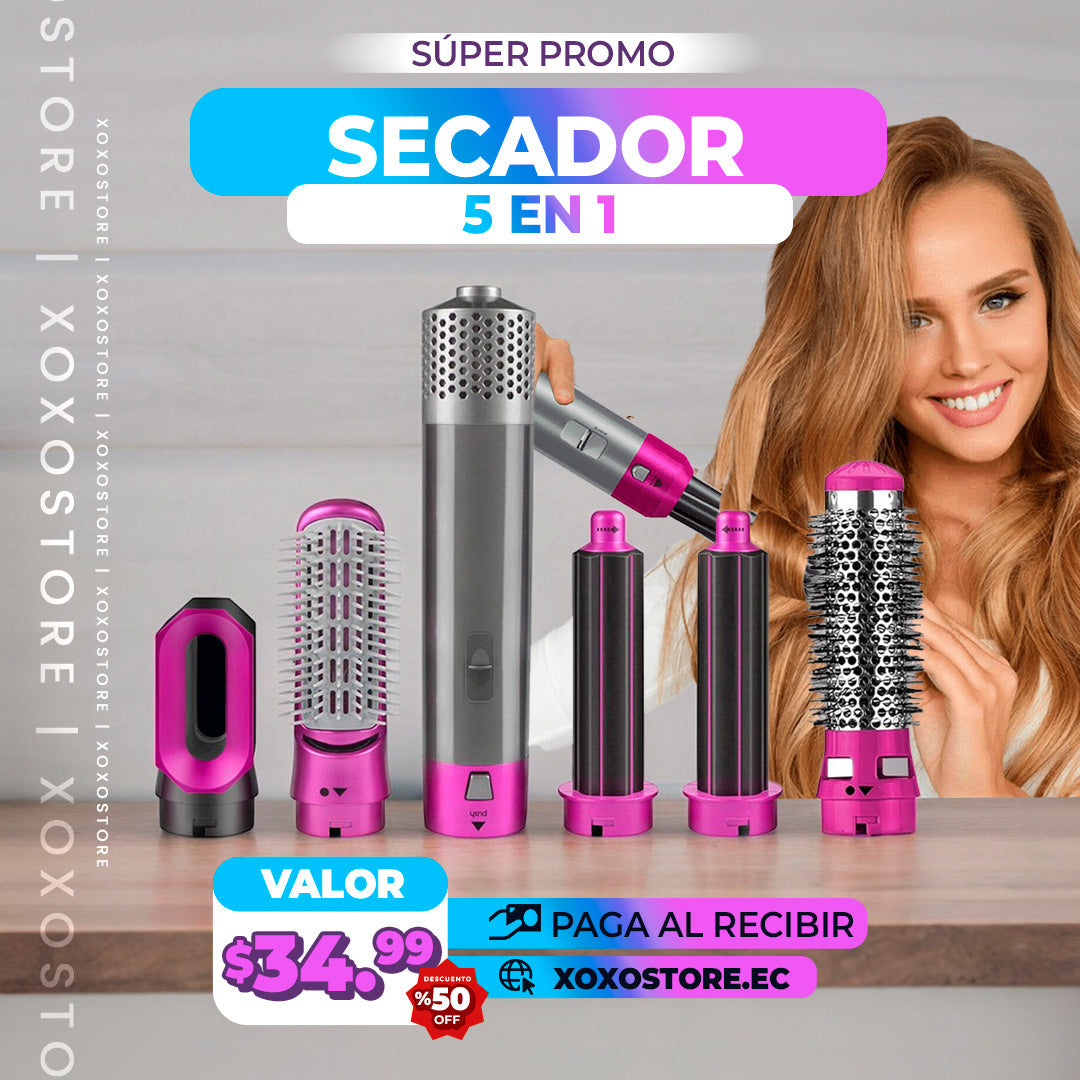 Cepillo 5 en 1 tipo dyson